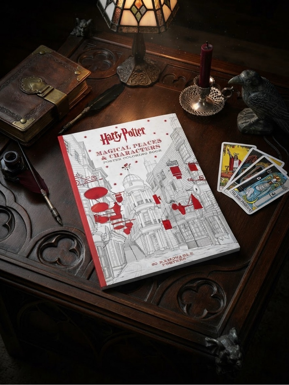 Harry Potter Magical Places & Characters 20 Poster Coloring Book 2016 NWT
